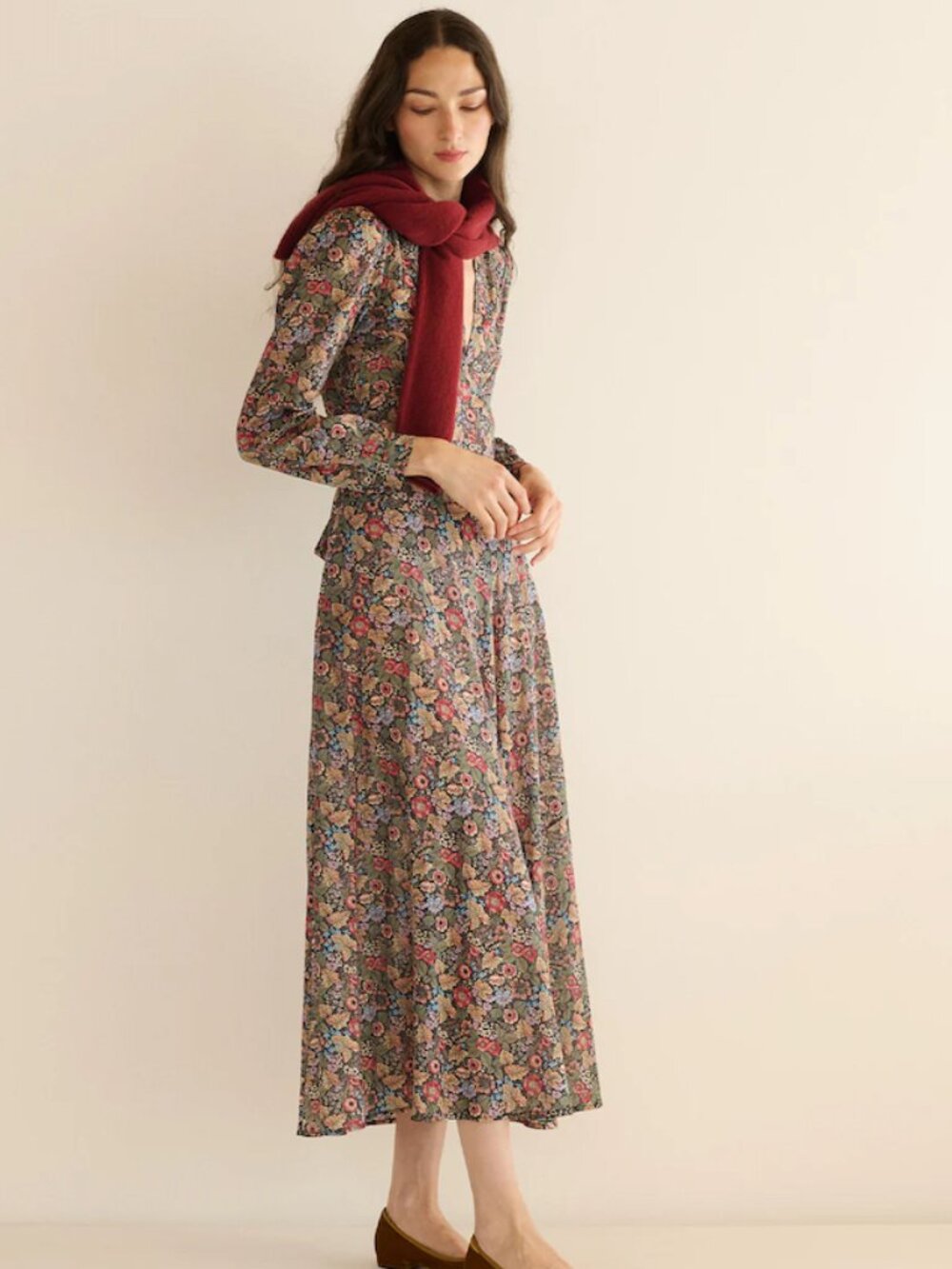 Doen Charleston Dress in Wildberry Thicket-NEW WITH TAGS - Picture 7 of 8
